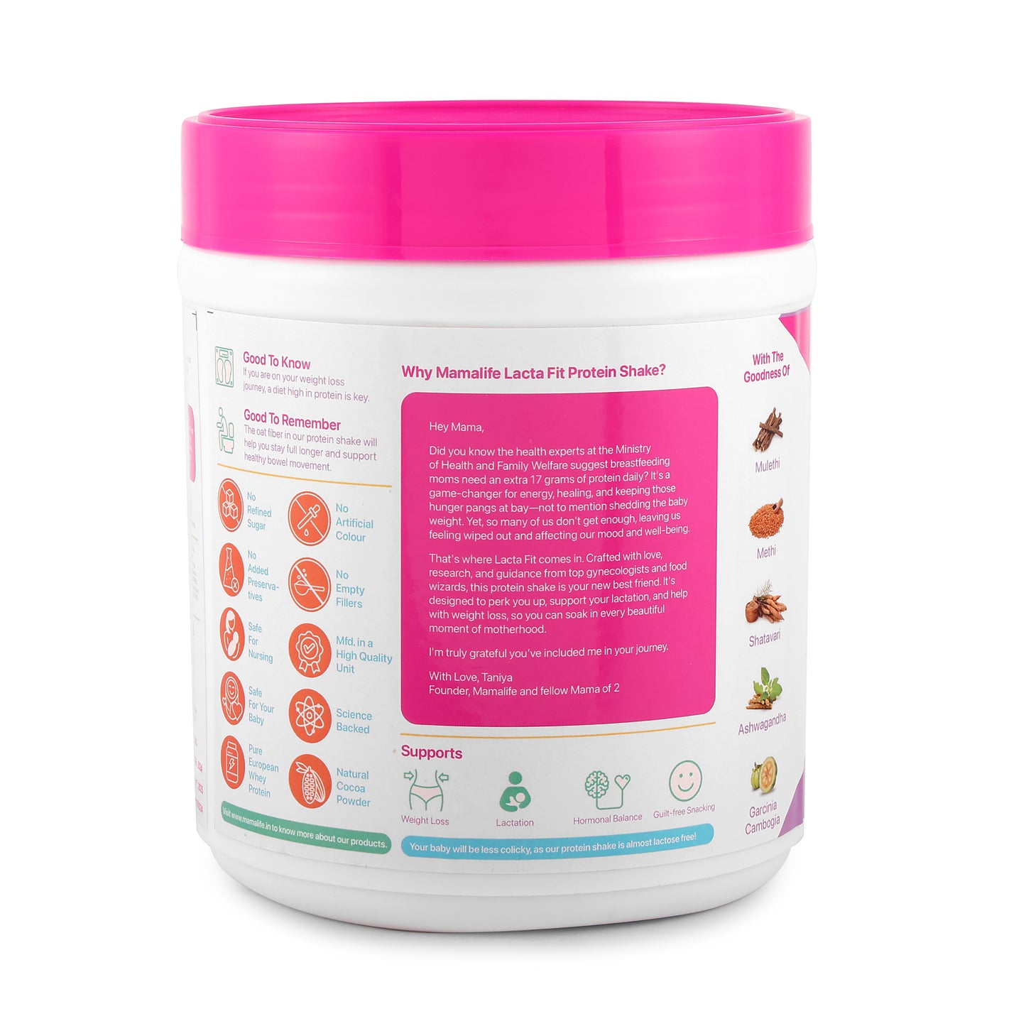Lacta Fit Protein Shake (Postpartum Weight loss + Better Lactation)