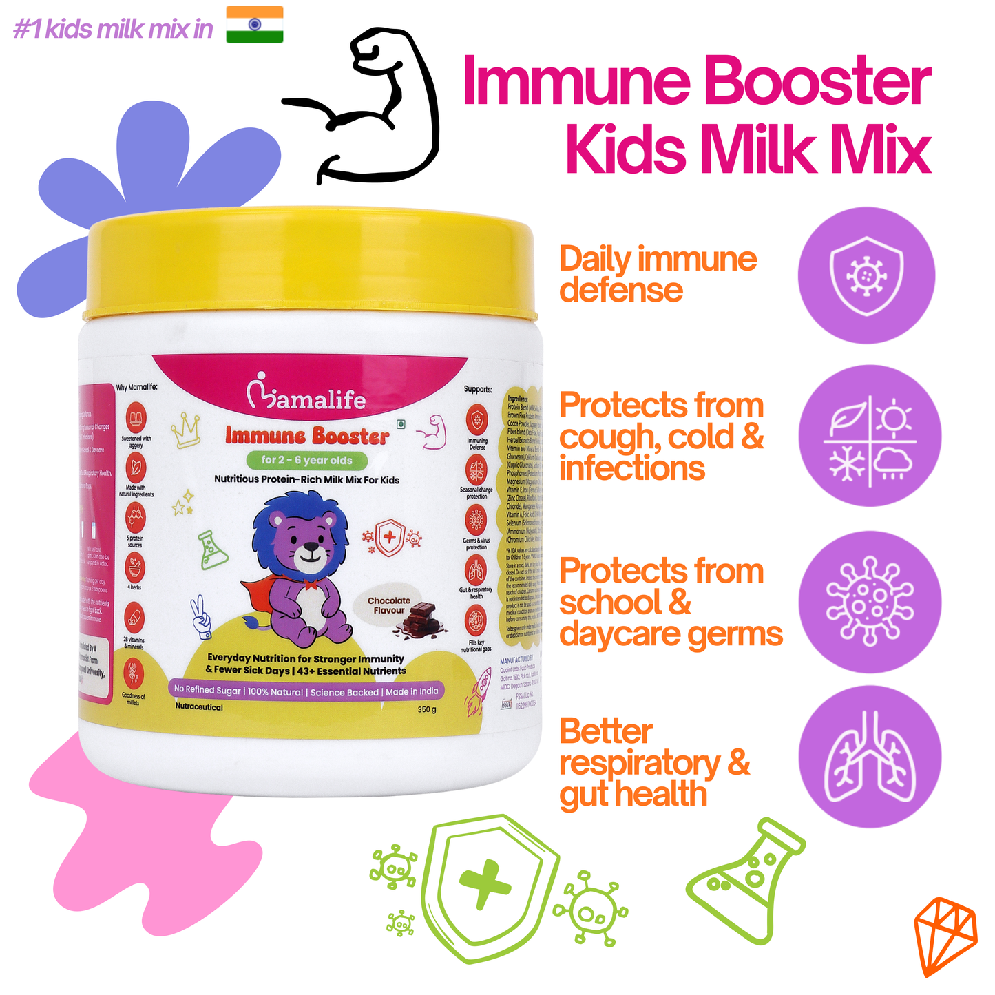 Immune Booster Kids Milk Mix (2-6 Years)