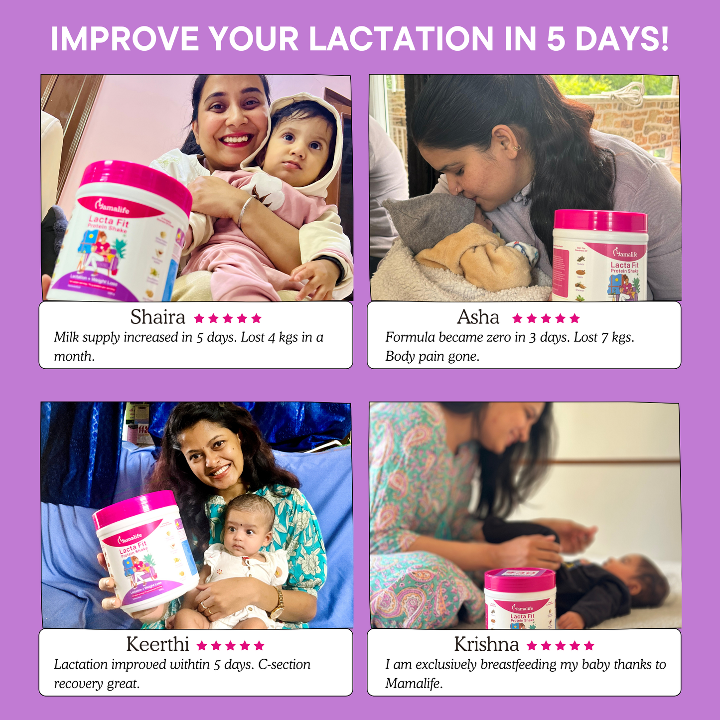 Lacta Fit Protein Shake (Postpartum Weight loss + Better Lactation)